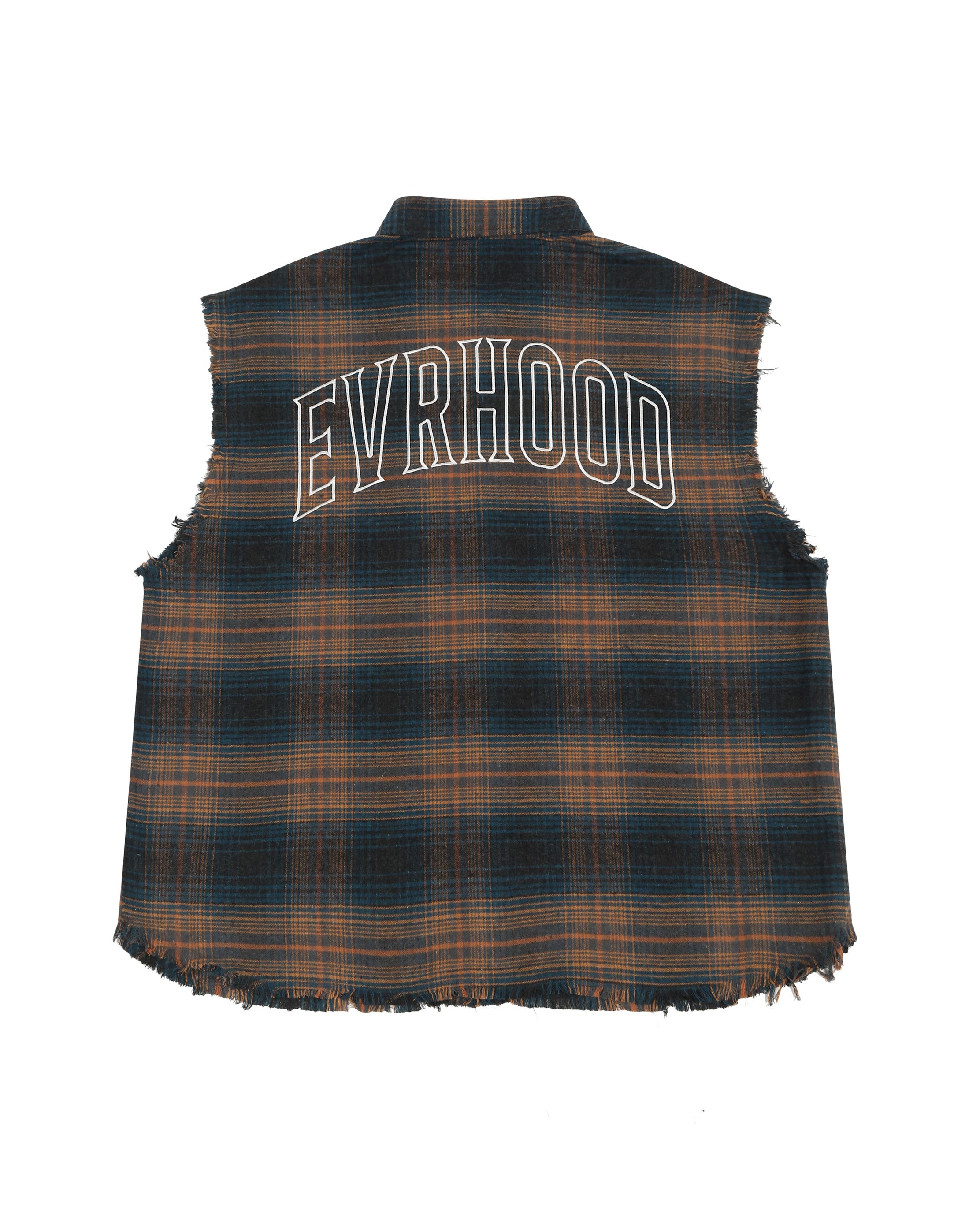 Shredded Checks - Midnight Indigo